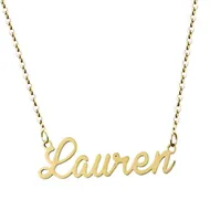 Personalized Custom Name Necklace Custom Jewelry Women Silver Gold Rose Choker Necklaces Pendants Engraved Bridesmaid Gifts7602517