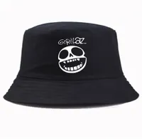 Fashion Gorillaz Rock Band print bucket hat Interesting design Sun Visor Fishing Fisherman Hat8986955