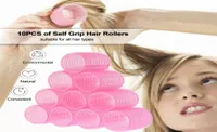 10pcslot Self Grip Hair Rollers Magic Curlers Hairdressing Roller Salon Curling Hair Styling Tool8793813