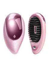 1 Piece Portable Electric Ionic Hairbrush Takeout Ion Hair Styling Straightening Comb Brush Massage Detangling Antistatic Comb5175523
