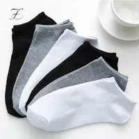 Men&#039;s Socks Fiona Rts Wholesale Adult Unisex Knitted Cheap Black White 100% Polyester No Show Ladies Ankle Women Boat Summer Sneaker