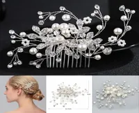 2021 NIEUWE FASOM BRIDAL Wedding Tiaras Rhinestone Hair Comb Bruidal sieraden Accessoires Crystal Pearl Diamond Tiara in Stock1850238