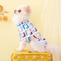 American Pet Clothing Color Letters Small and Medium-Sized Dogs and Cats Dog Clothes Pets Products Factory Wholesale
