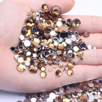 Nail Art Decorations 5mm 10000pcs Acrylic Rhinestones Flat Back Facets Many Colors For Nails Glue On Beads DIY Jewelry Making