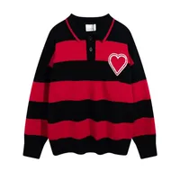 sweater man woman three colors knit Love A womens fashion letter stripe long sleeve clothes Top 20ss
