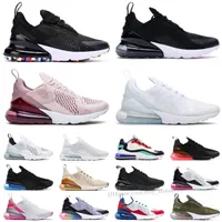 Max 270 270s casual shoes chaussure men women University Blue Black Volt Core White Rainbow Grape Medium Olive Hot Punch 27C mens trainers womens outdoor sneakers