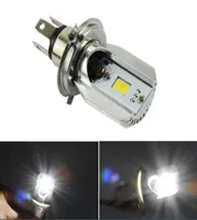 1 x H4 18W 12V motorcycle Lighting LED headlight 6000K Moto Bulbs HiLo Beam Front Lights COB Moped Scooter Motobike lamp Xenon Wh8027958