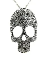 Whole Womens Vintage Skull Gothic Pendant Bib Statement Retro Choker Charm Necklace Classic Jewelry Gift7738993