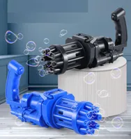 Summer Kids Gatling Bubble Toy Gun Outdoor Wedding Automatic Electric Soap Water Blowing Machine For Children7311959