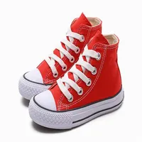 Children Shoes For Girl Baby Sneakers New Spring 2021 Fashion High Top Canvas Toddler Boy Shoe Kids Classic Canvas Shoes259Z