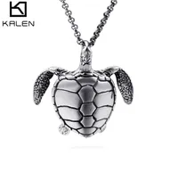 New casting Stainless Steel Baby Turtle Pendant Necklace Cool Gifts For Men Boys Baby Lovely Gift1221607
