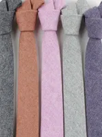 Tager Wilen Brand Fashion Wool Ties Brand Popular Solid Necktie Cravats for Men Suits Tie for Wedding Business Men039s Wool Tie4911907