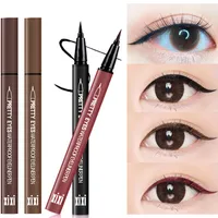 5 Colors Fast Dry Smooth Waterproof Eyeliner Pencils Eyes Brown Black Red Color Pigments Liquid Eye Liner Pen Make Up Tools Perf