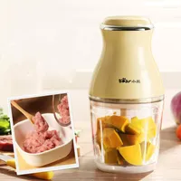 Blender Bear Portable Mini Electric Meat Grinders 0.6L 200W Thickened Glass Baby Food Machine Juicers Blenders Mixers