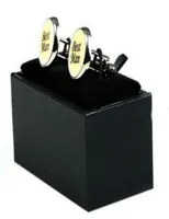 5st smycken presentförpackningar Luxury Leatherette Gemelos manschettkista Cuff Links Packaging Storage Display Box843CM8065881