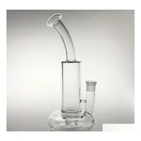 Smoking Pipes 10.6 Inch Clear Tornado Bong Glass Water Pipes With Hookah 14Mm Female Big Cyclone Filter Disc Base Beaker Bongs For O Dhzta