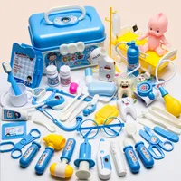Keukens spelen voedsel kinderen doen alsof dokterspeelgoed set simulatieapparatuur stethoscoop opbergdoos cadeau voor kinderen 221202