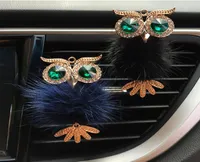 Crystal Owl Car Air Freshener Auto Outlet Parfym Clip Interior Accessories Carstyling Vent Solid Fragrance Diffuser2213767