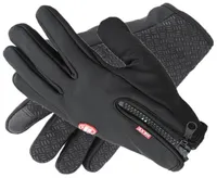 Windstopers handskar anti slip vindtät termisk varm pekskärm handskar andas taktikos vinter män kvinnor svart blixtlås2004903