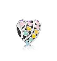 Temperament Charm Heart Beads for Pandora Luksusowe projektanci Wysokiej jakości autentyczny 925 Sterling Srebrny Elegancki majsterkowicz Bracelets Krzyki 5488005