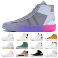 Mens Mid Mid Grim Reaper Sneakers Chaussures Chaussures de course Tous les hommes Haulanges Eve Skateboard Femmes Blanc Blazer Off Reepers Boots Skate Woman Sports G1