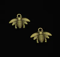 109pcs in lega di zinco Incantesimi antichi bronzo di bomba alette per api da miele per gioielli che producono pendenti fatti a mano fai -da -te 2116mm6365038