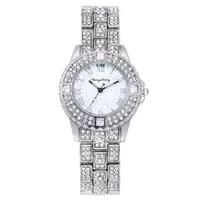 Men and women watches quartz movement iced out casual dress clock all diamond watch battery analog wristwatch splash waterproof sh287W