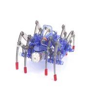 Electric Spider Robot Toy DIY technology small production crawling science Toys Kits For Kids Scientific Experiment Christmas Gift8957020