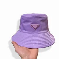 Metal Triangle Designers Caps Hats Mens Fashion Bucket Hat Beanie Fitted Cap Men Women High Quality Luxurys Bonnet Brands 21042103202m