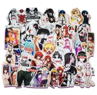 100 pezzi di adesivo per auto sexy anime hentai pinup coniglietto femminile waifu decal adesivi per camion per auto laptop per camion impermeabile212s5309895