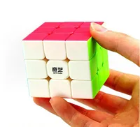 Qiyi Speed ​​Cube Magic Rubix Cube Warrior 55cm Yeni Başlayanlar için Kolay Dönüş Çıkartması Dayanıklı Oyuncular3642260