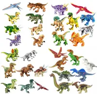Dinozaury z klockami z cegieł dinozaury figurki budulcowe blokuje budełko edukacyjne zabawki dla dzieci prezent dla dzieci Toy3850077