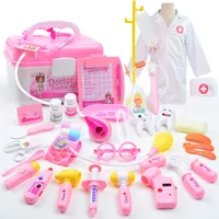 Keukens spelen voedselspeeltjes arts voor kinderen kinderen 2649PCS koffer gereedschap verpleegkunde doen alsof kit simulatie injectie medicijn speelgoed cadeau 221202