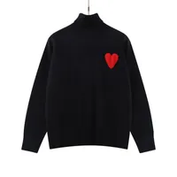 designer sweater Love A man woman pure color womens sweaters knitting high collar turtleneck fashion letter long sleeve clothes Top 22