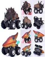 Baby Mini Dinosaur Toy Model Pull Back Cars Big Tire Wheel Vehicles Truck Baby Toys 314 Years Old Boy Girl Creative Gifts2730938