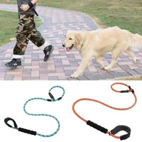 Dog Collars Quick Released Slip Rope Leash Adjustable Loop Collar Comfortable Pet With Bracelet Soft Foam Handle