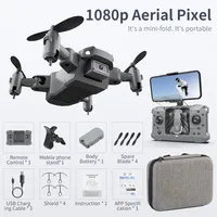 KY905 Intelligent Uav Mini Drone with 4K Camera HD Foldable Drones Quadcopter One-Key Return FPV Follow Me RC Helicopter Quadrocop2469