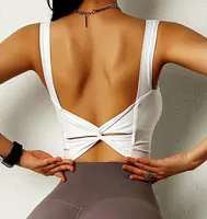 Yoga Outfit Cloud Hide Women White Sports Bra Girl Fitness Underwear Push Up Crop Top Workout Athletic Vest Gym Shirt Sportswear4784643