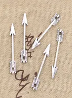 250pcs Charms arrow 30mm AntiqueZinc alloy pendant fitVintage Tibetan SilverDIY for bracelet necklace5958675