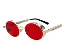 Round Metal Sunglasses Steampunk Men Women Fashion Glasses Brand Designer Retro Vintage Sunglasses UV4008548824