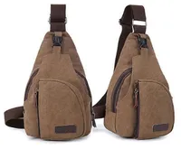 Men Canvas Satchel Casual Crossbody Handbag Messenger One Sling Chest Bag Shoulder Bag Vintage3002558