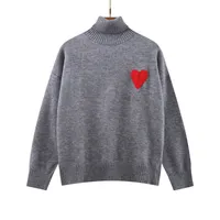 designer sweater Love A man woman pure color womens sweaters knitting high collar turtleneck fashion letter long sleeve clothes Top 20