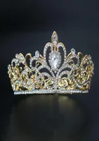 Fashion Gold Silver Crystal Tiaras Crowns Bridal Rhinestone Wedding Hair Jewelry For Women Princess Queen Diadem Hair Accessories 6527255