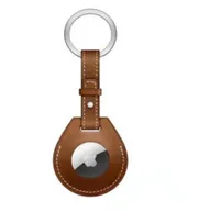 Leder -Schutzh￼lle H￼lle Abdeckung f￼r Airtags Antilost Keychain Bluetooth Tracker Sch￼tze Siliziumschale Apfel -Luft -Tags Kabel 3091538