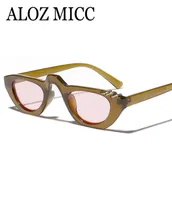 Aloz MICC 빈티지 여성 선글라스 독특한 원형 철 반지 안경 2018 브랜드 디자이너 Candy Sun Glasses 여성 남성 A6051701261