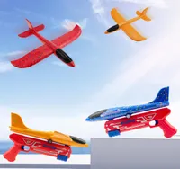 Lançador de planos de espuma epp bubble Airplanes Glider Modle Catapult Guns Aircraft Modle Shooting Game Toy6638644