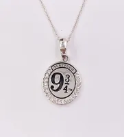 Charms Jewelry Making Hary Poter Platform 9 34 925 Sterling Silver Parejas Daurry Collares para mujeres Men Girl Boys Sets Pend8165382