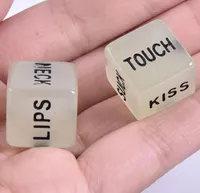 2pcs Funny Glow In Dark Love Dice Toys Adult Couple Lovers Games Aid Sex Party Toy Valentines Day Gift For Boyfriend Girlfriend6475007