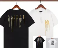 Moda Mens T Shirt Summer High Quality Mens Stylist T-shirt Hip Hop Kobiety Czarne koszulki z krótkim rękawem Projektanci Ubrania Białe damskie damskie tshirty streetwearne s-2xl
