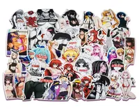 100pcs Sexy Car sticker Anime Hentai Pinup Bunny girl Waifu Decal Stickers suitcase laptop Car Truck Waterproof212S6787091